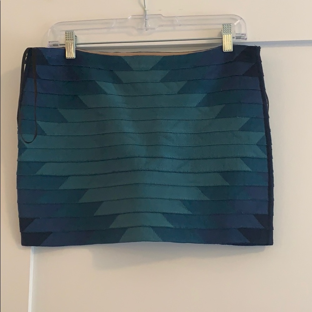 ❌❌SOLD❌❌NWOT Haute Hippie Blue Bandage Skirt